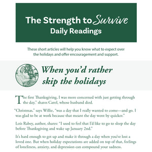 Survival Guide: Navigating the Holidays After Loss (Expanded Version)